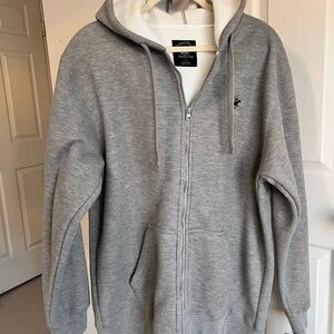 Beverly Hills Polo Club Gray Zip-Up Sweater